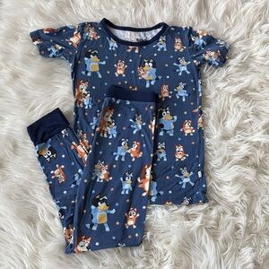 Bluey Kids bamboo Pajamas - little sleepies